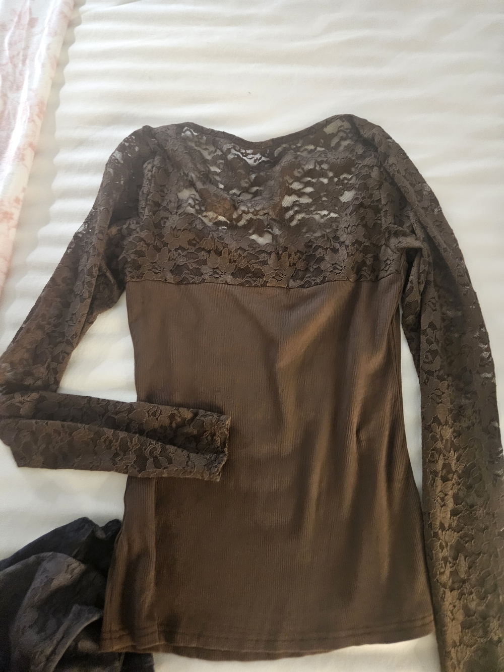 Lace Trim Ribbed Top Bundle - Picture 5 of 7